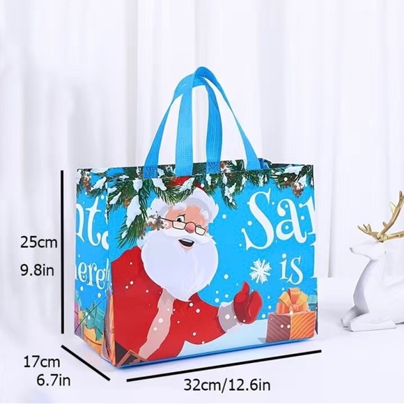 Christmas 4 piece reusable tote bags - Picture 5 of 7